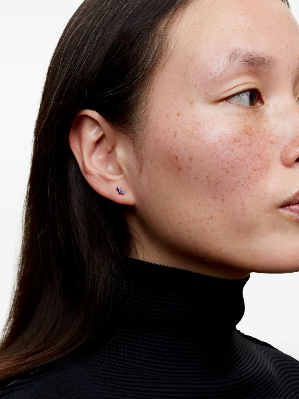 

Серьги Aurore из 18-каратного желтого золота с сапфирами We by WHITEbIRD, золотой