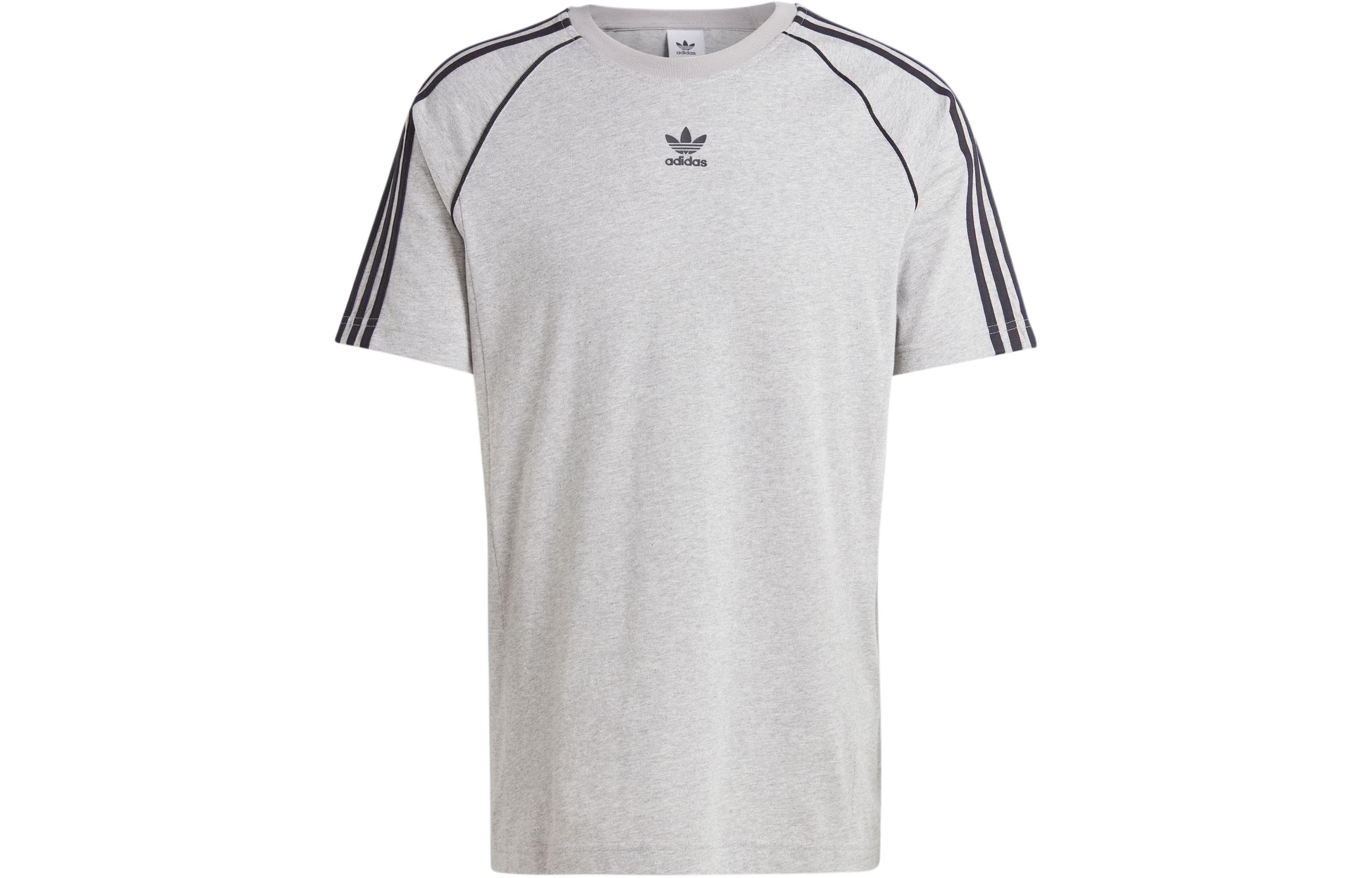 

Футболка SST мужская, средняя, серо-меланжевая Adidas Originals, серый