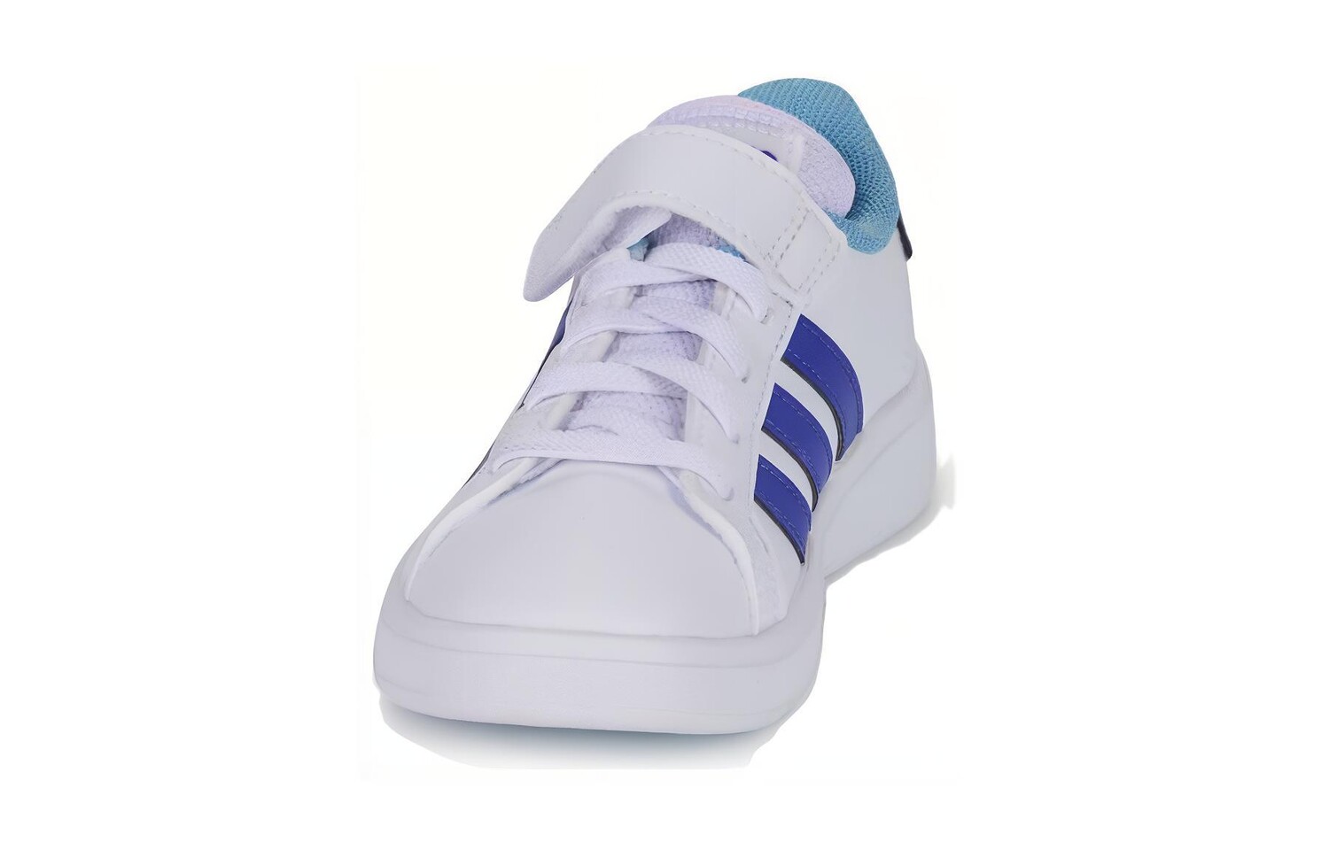 Кроссовки adidas Grand Court   Strap Little Kid 'White Lucid Blue', белый/синий — фото 3