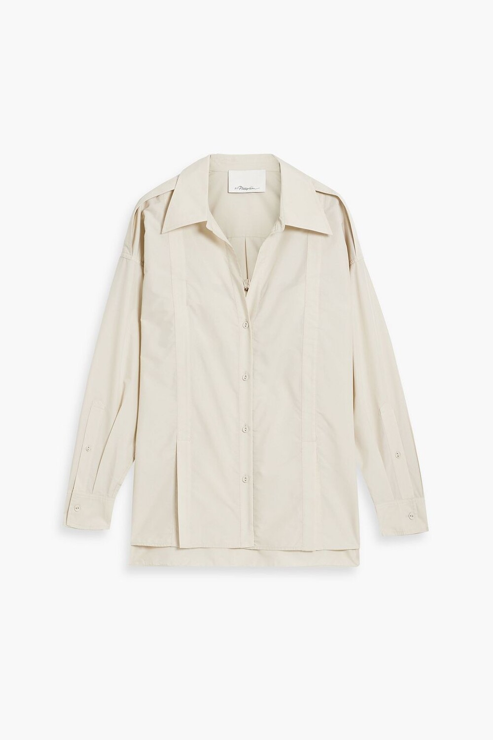 

Рубашка из хлопкового поплина 3.1 PHILLIP LIM, серый