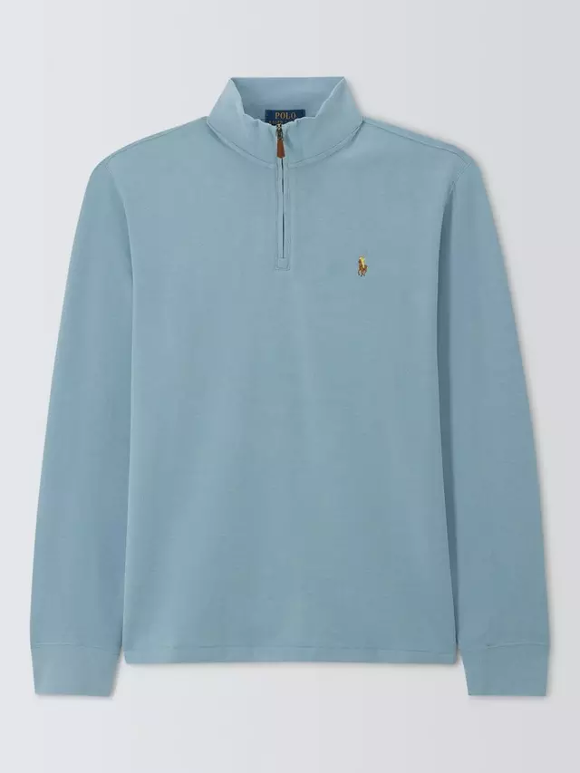 

Джемпер Ralph Lauren Polo Ralph Lauren Estate Rib Half-Zip, цвет vessel/blue