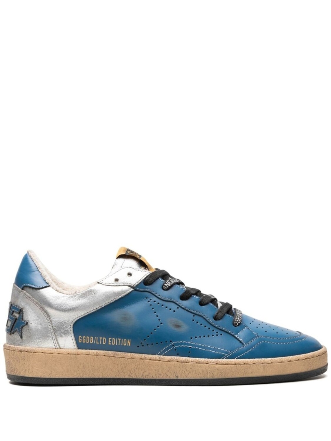 

Golden Goose кроссовки Ball Star "Blue/Ivory", синий