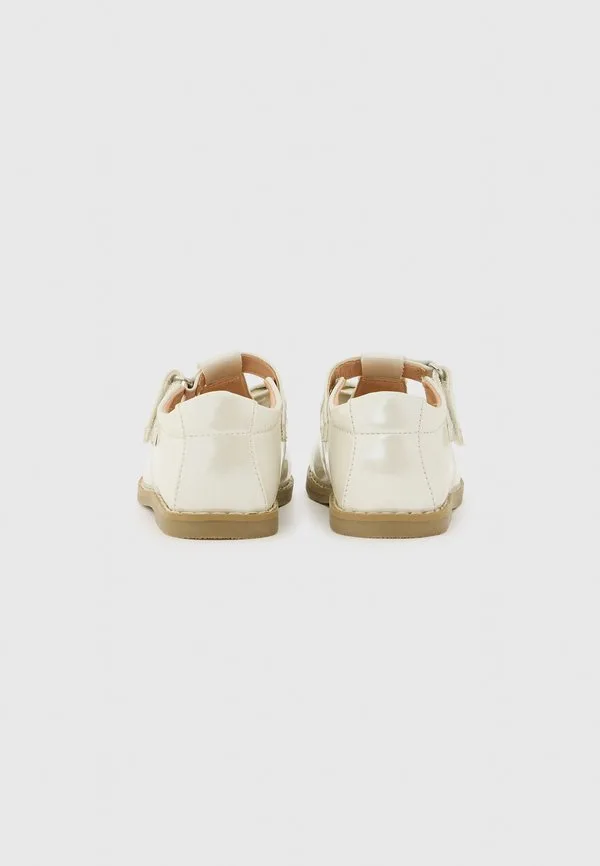 Балетки с ремешком на щиколотке кремового цвета Friboo, Off-White — фото 3