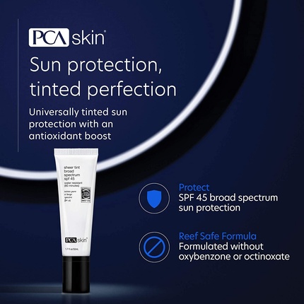 Тонирующий крем PCA Skin с широким спектром защиты SPF 45 — фото 2