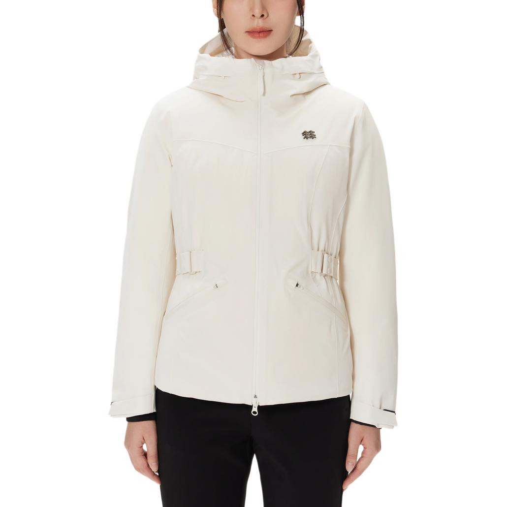 

KOLON SPORT Женская куртка с поясом, Ecru