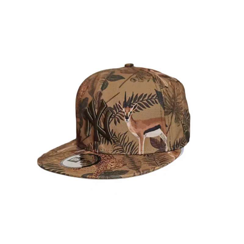 

New Era Хлопковая бейсболка унисекс коричневая, Brown