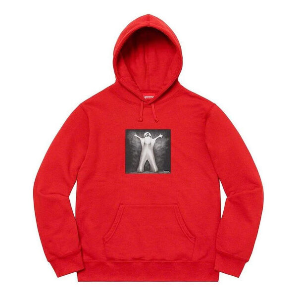 

Толстовка leigh bowery hooded sweatshirt 'red black white' Supreme, красный