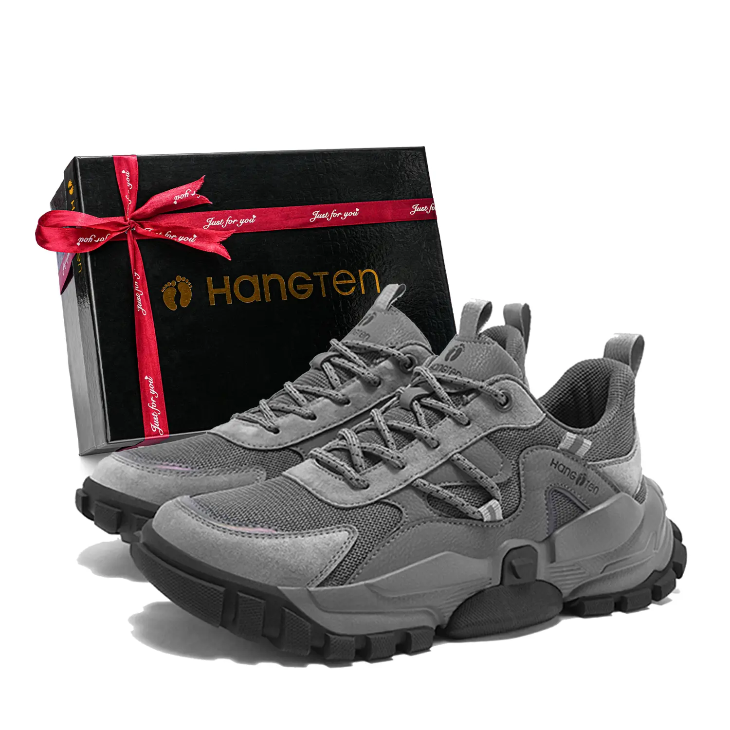 

HANG TEN Мужские низкие повседневные кеды Sky Edge серые, цвет Sky Edge Gray