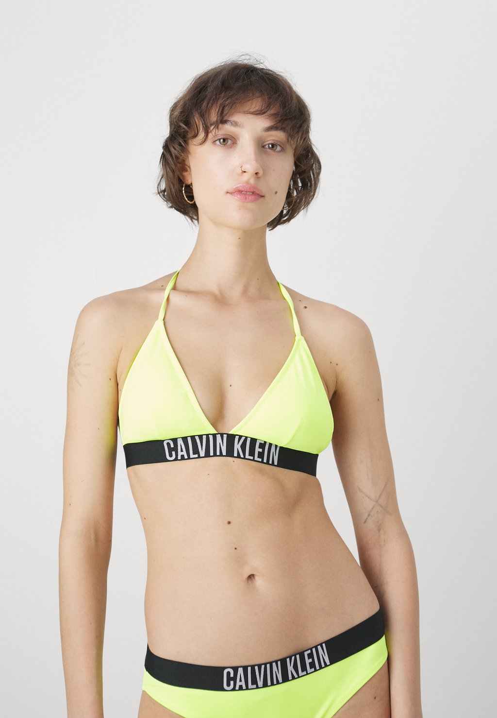 

Верх бикини Calvin Klein Swimwear, зеленый