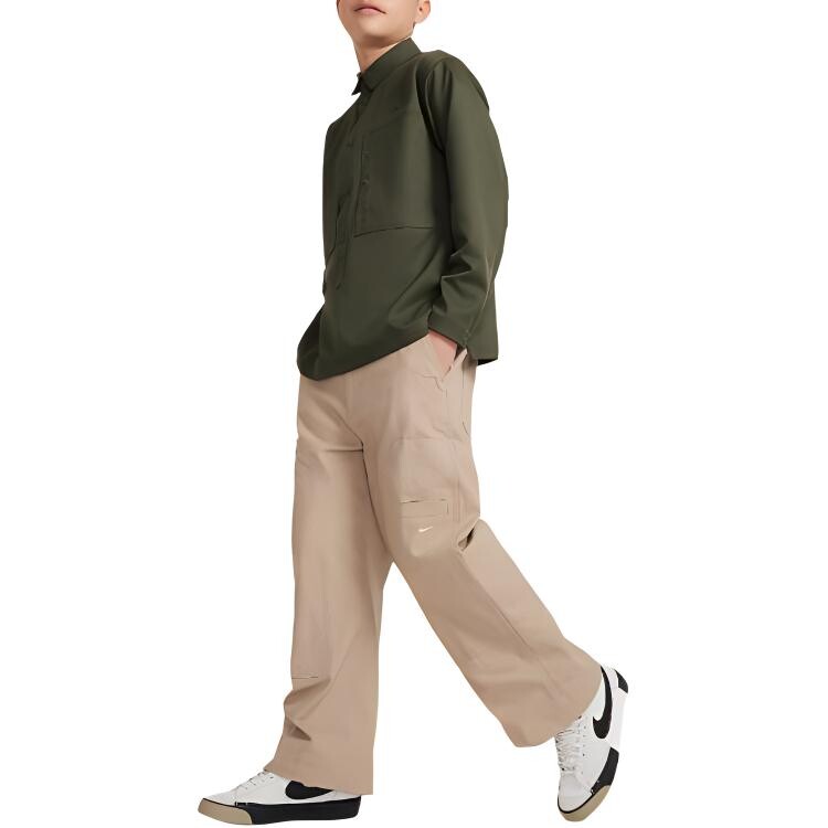 GS Брюки Nike, хаки — фото 3