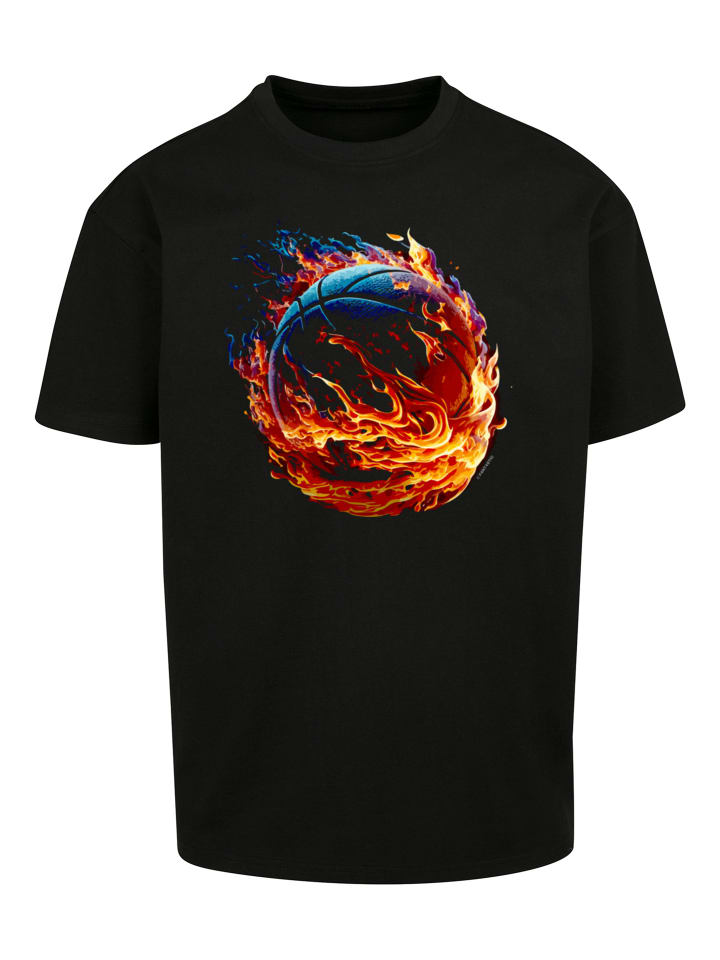 

Футболка Basketball On Fire Sport OVERSIZE TEE черного цвета F4NT4STIC, Черный, Футболка Basketball On Fire Sport OVERSIZE TEE черного цвета F4NT4STIC