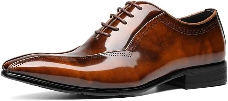 Туфли мужские кожаные, черные, Brown SDKOLPBNMZX