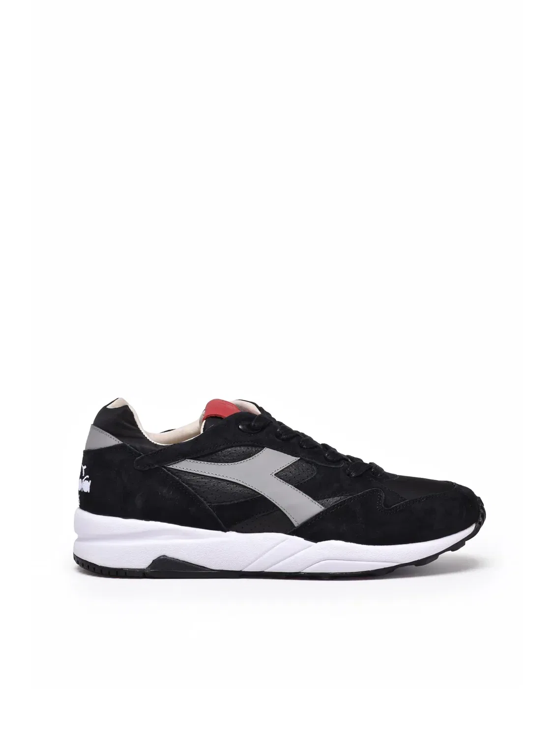 DIADORA HERITAGE Черные кожаные кроссовки Eclipse Italia из полиэстера