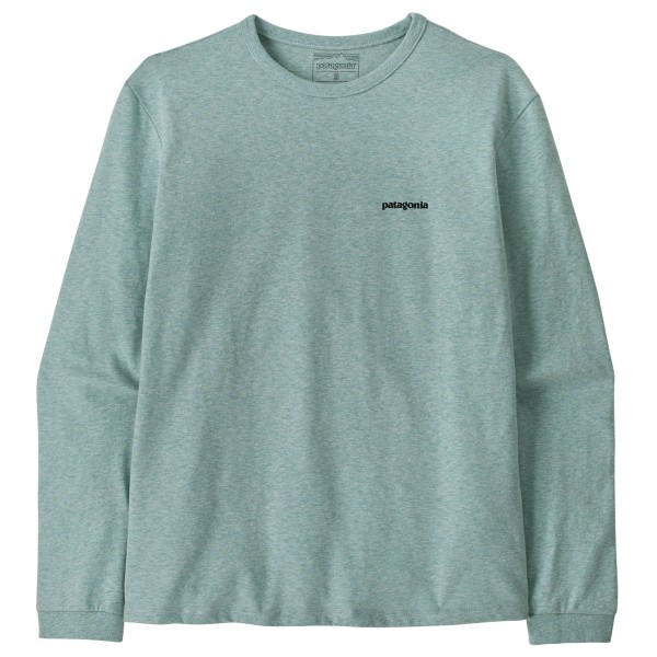 

Женская футболка с логотипом l/s p-6, с длинным рукавом Patagonia, синий