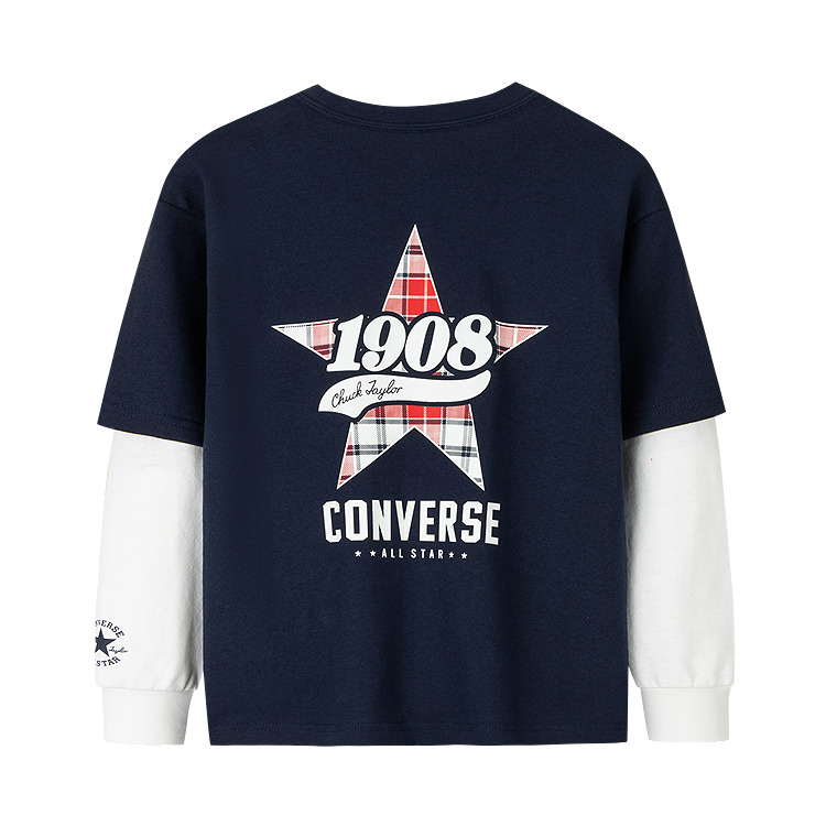 Converse Футболка All Star Navy для детей 3-7 лет — фото 4