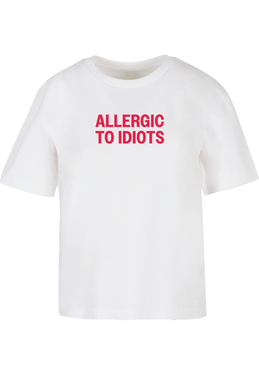 

Рубашка Miss Tee Allergic To Idiots, белый