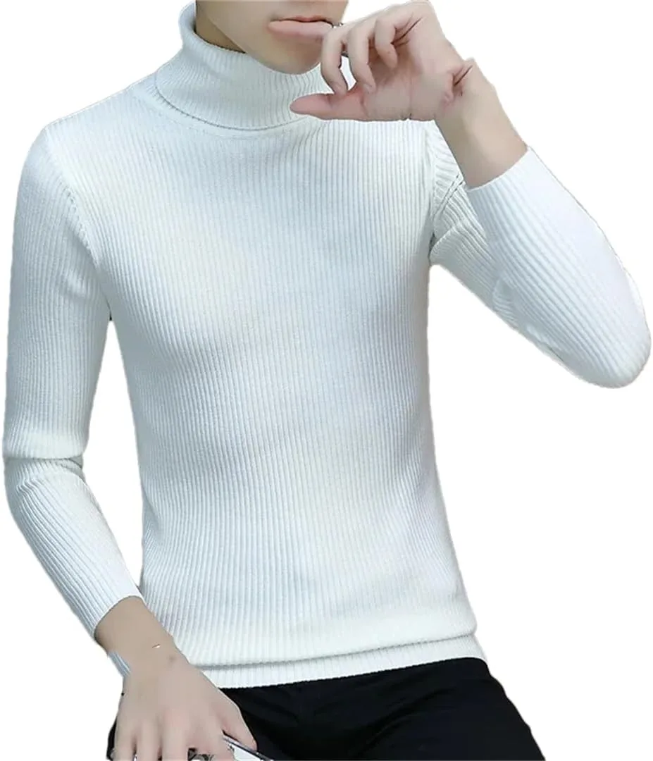

Мужской водолазка Slim Fit свитер с длинными рукавами ERFMFKL