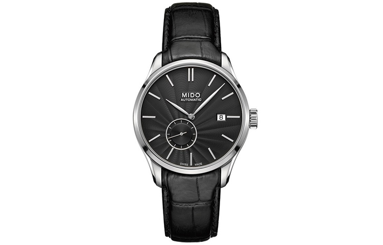 

MIDO Часы Automatic Mechanical Movement Men's Watch Black Dial Stainless Steel Watch Case Leather Watch Bands, Black