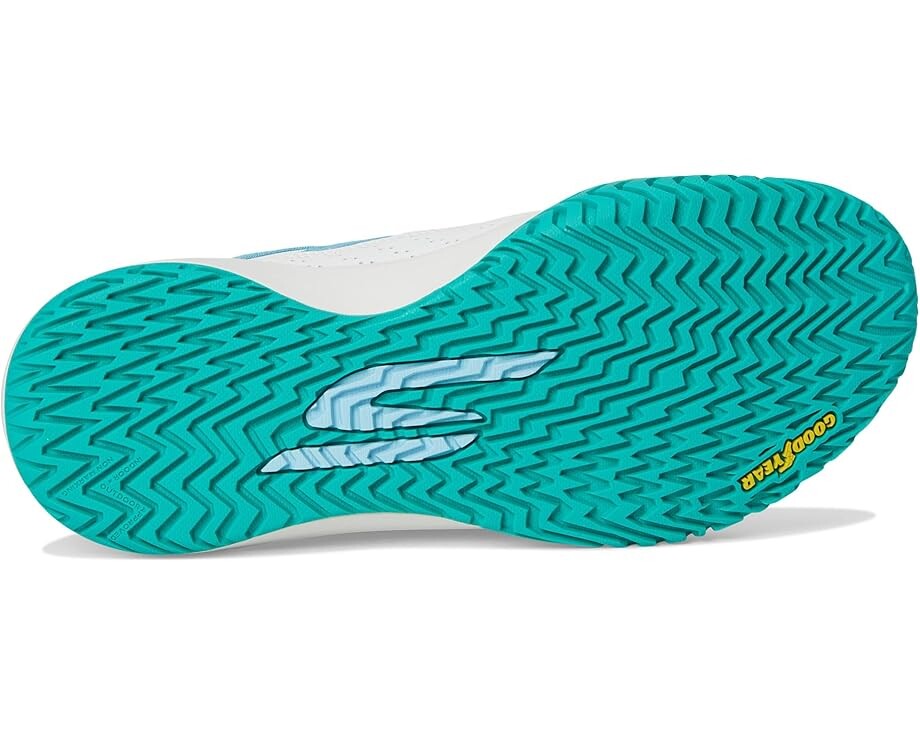 Кроссовки SKECHERS Skechers Viper Court Rally, цвет White/Light Blue — фото 3