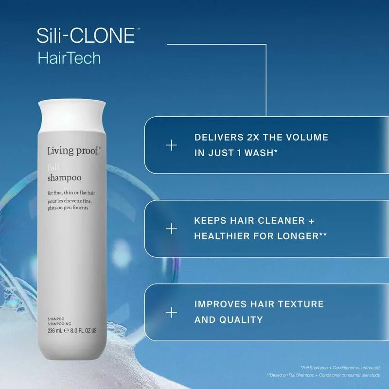 Набор Living Proof Voluminous Hair Essentials Kit для путешествий: шампунь, кондиционер, пенка для текстуры и спрей для объема и текстуры — фото 2