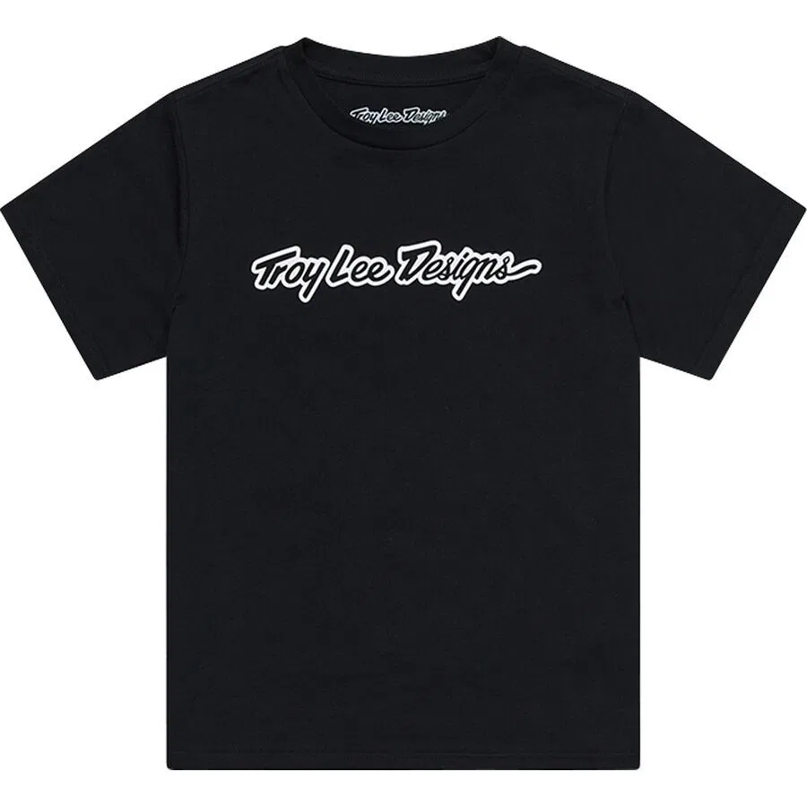 Фирменная футболка для молодежи 2025 года Troy Lee Designs, Black