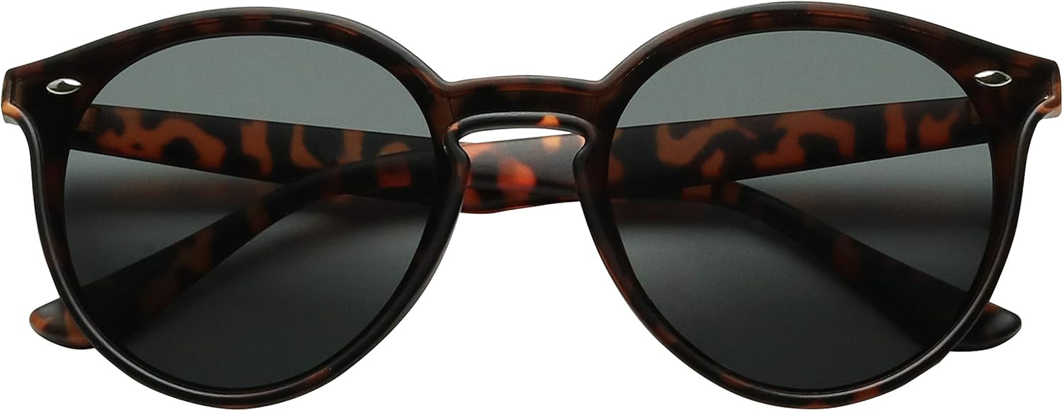 

Солнцезащитные очки ShadyVEU Oversized Round Cat Eye с оправой P3 в форме замочной скважины, ретро-стиль, тонированные плоские линзы, оправа в виде рога, минималистичный дизайн, Tortoise Frame