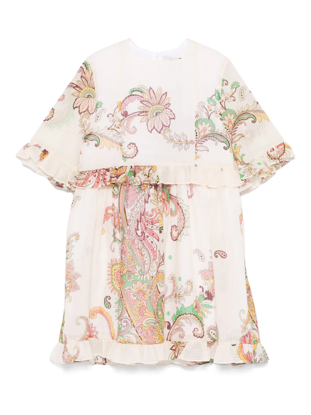

Платье с принтом пейсли ETRO KIDS, нейтральный