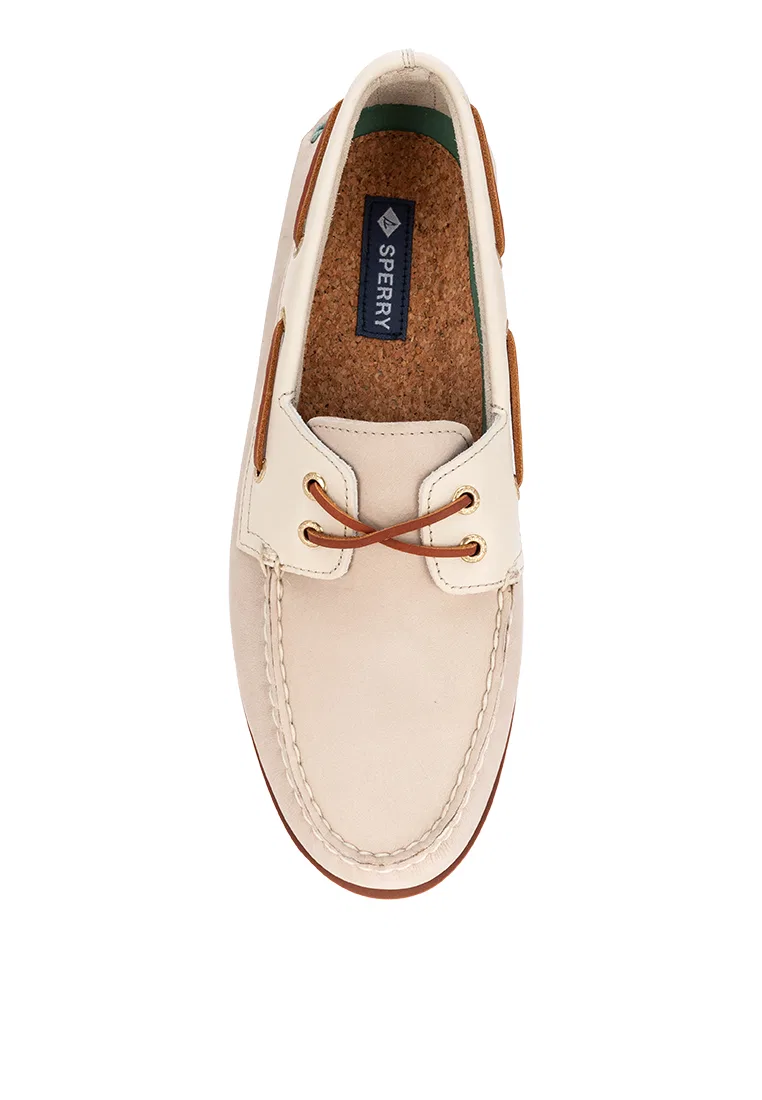 Мужские туфли-лодочки Authentic Original 2-Eye Double Sole, кремовый, Sperry — фото 4