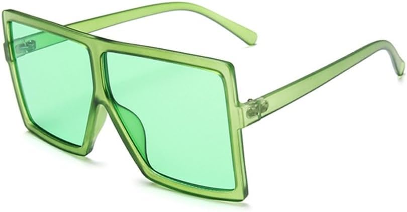 

Модные солнцезащитные очки большого размера в стиле ретро с градиентным переходом цвета и крупной оправой для женщин, цельная конструкция, многослойные прозрачные линзы KTUCN, C1 Green