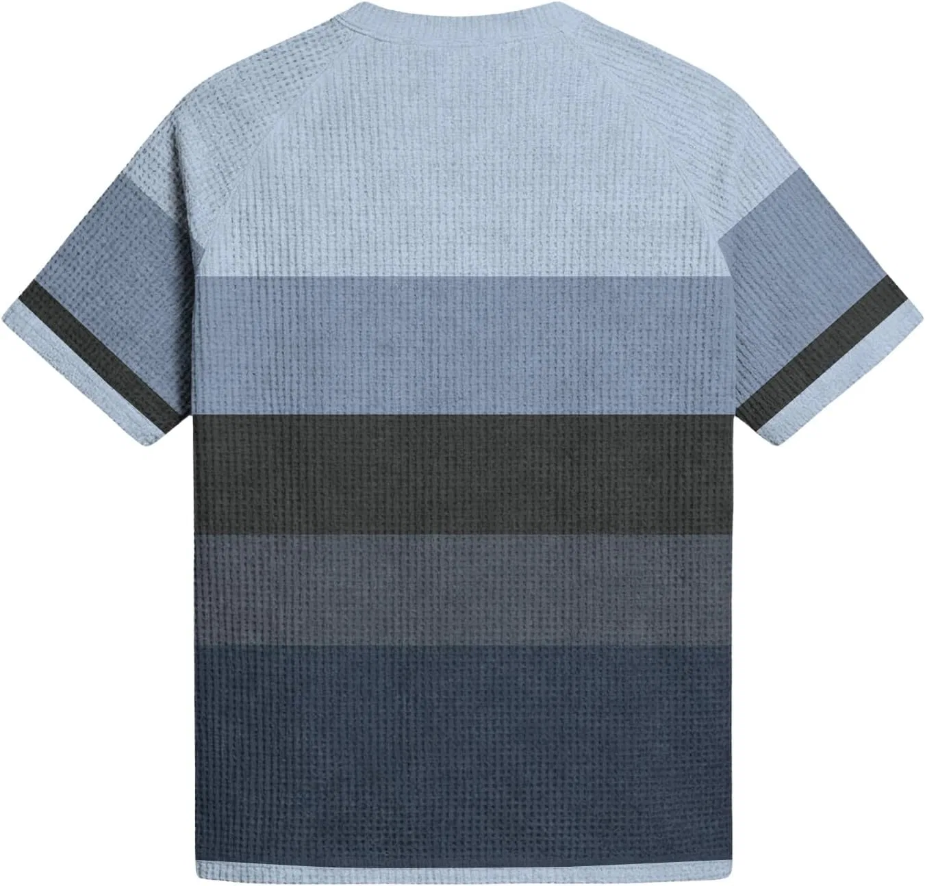 Футболка мужская с принтом, хлопковая, 3-light Blue — фото 4