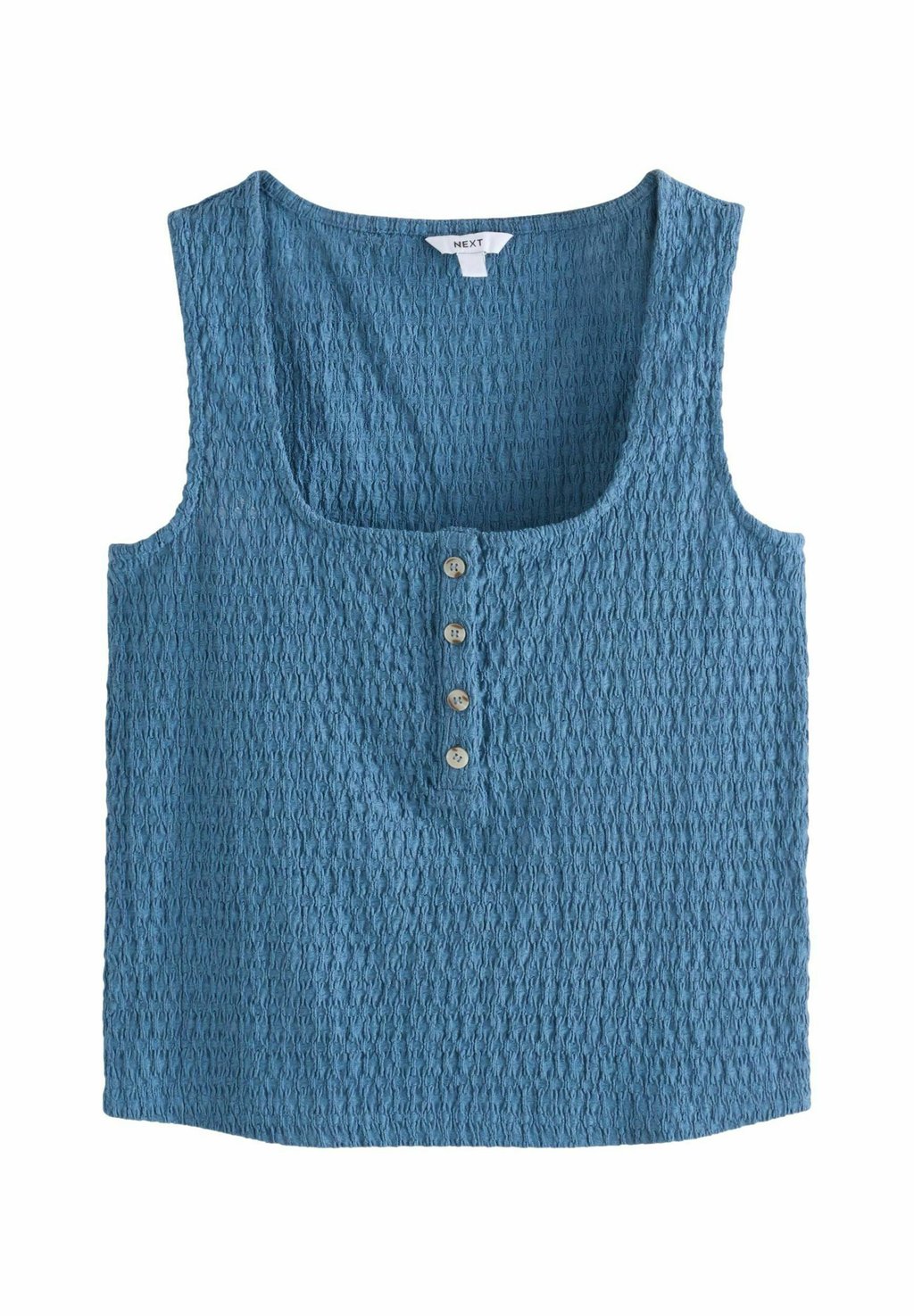

Топ TEXTURED HENLEY DETAIL Next, синий