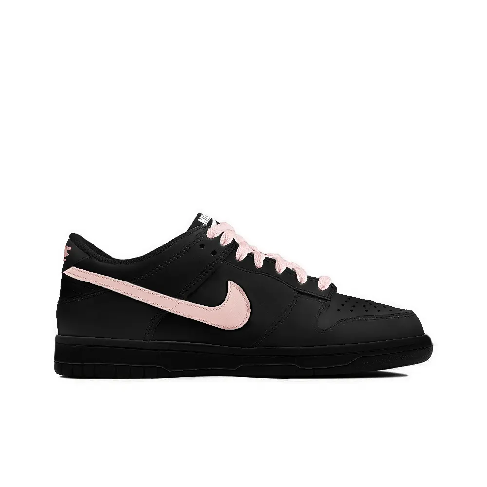 

Кроссовки для скейтбординга Dunk унисекс с низким верхом, черный/розовый Nike