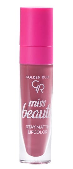 

Матовая губная помада Golden Rose Miss Beauty Stay Matte Lipcolor – 03 Rose Wood