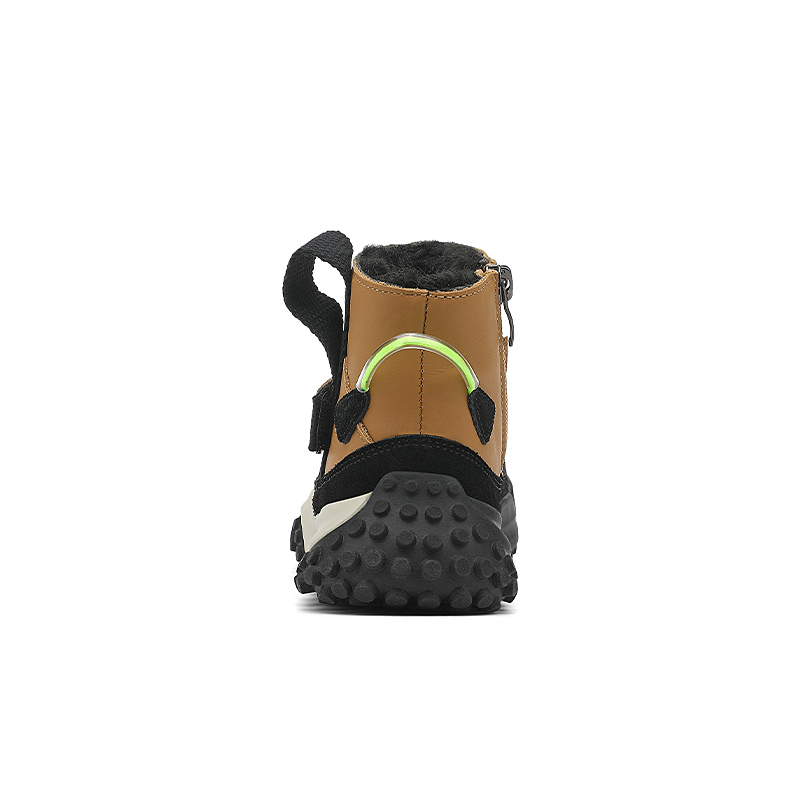 Jeep Устойчивые к скольжению, износостойкие, дышащие, утепленные ботинки Earth Yellow High Top для детей — фото 4