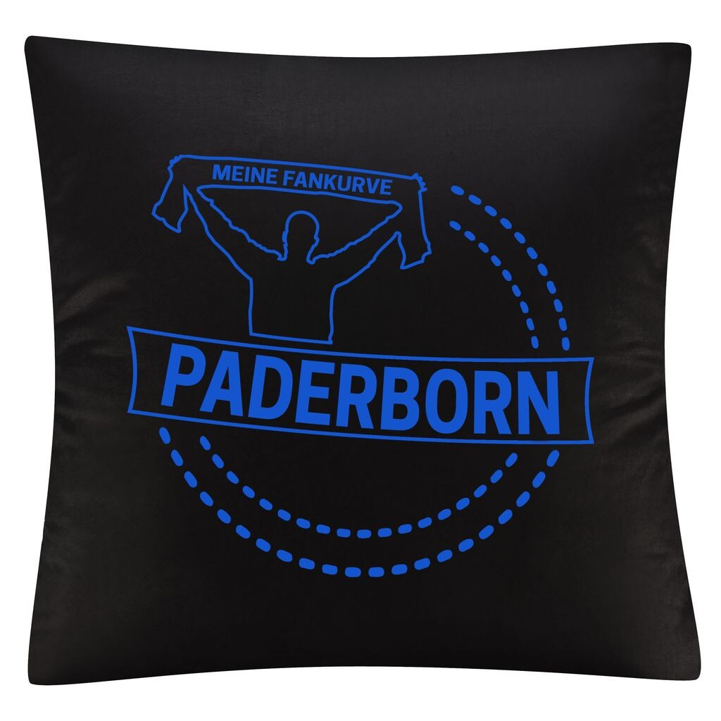 

Чехол на подушку multifanshop - Paderborn - My Fan Curve, черный, один размер