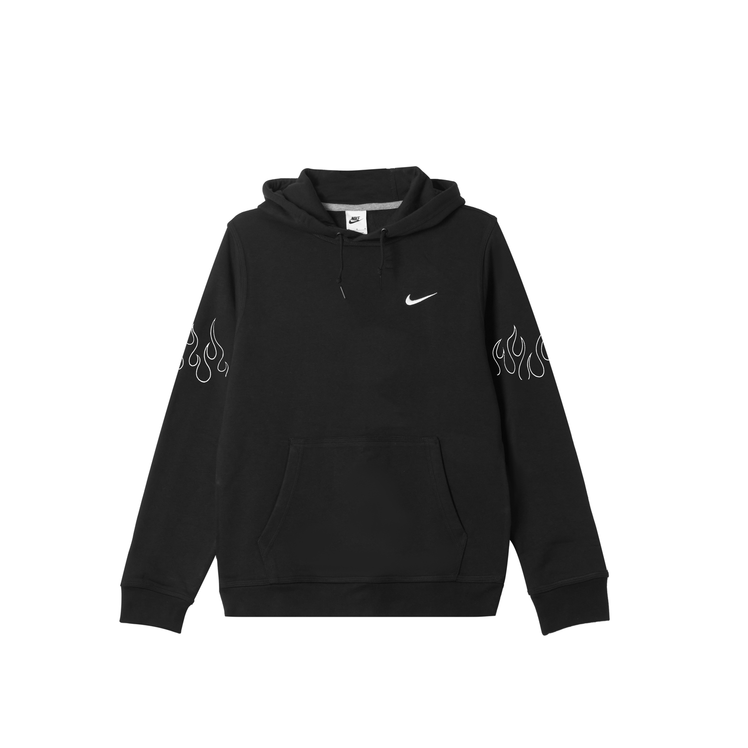 

Nike Мужская толстовка Club с капюшоном, черная, средней толщины