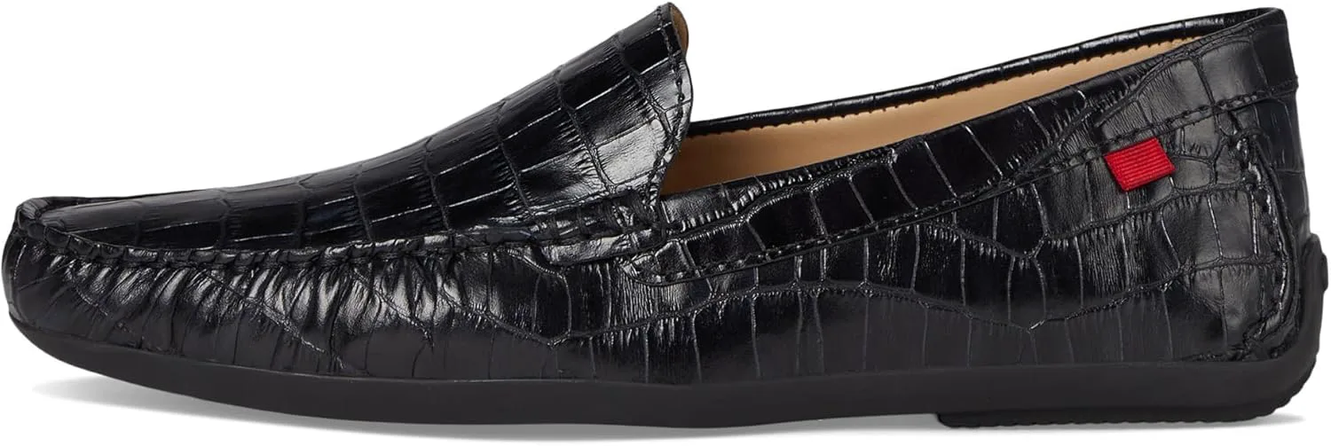 Мужские лоферы Marc Joseph New York из натуральной кожи, сделаны в Бразилии, модель Broadway, черный — фото 4