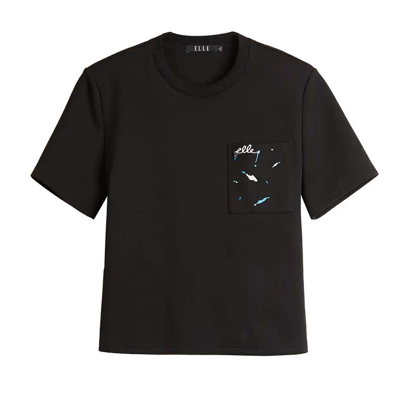 

Футболка Women's Crew Neck Moderate Others ELLE, черный