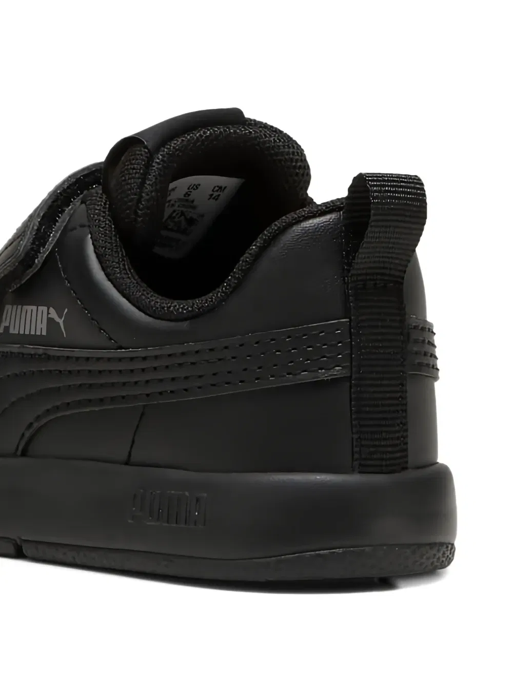 Кроссовки Courtflex v3 с ремешком Puma Kids, черный — фото 4