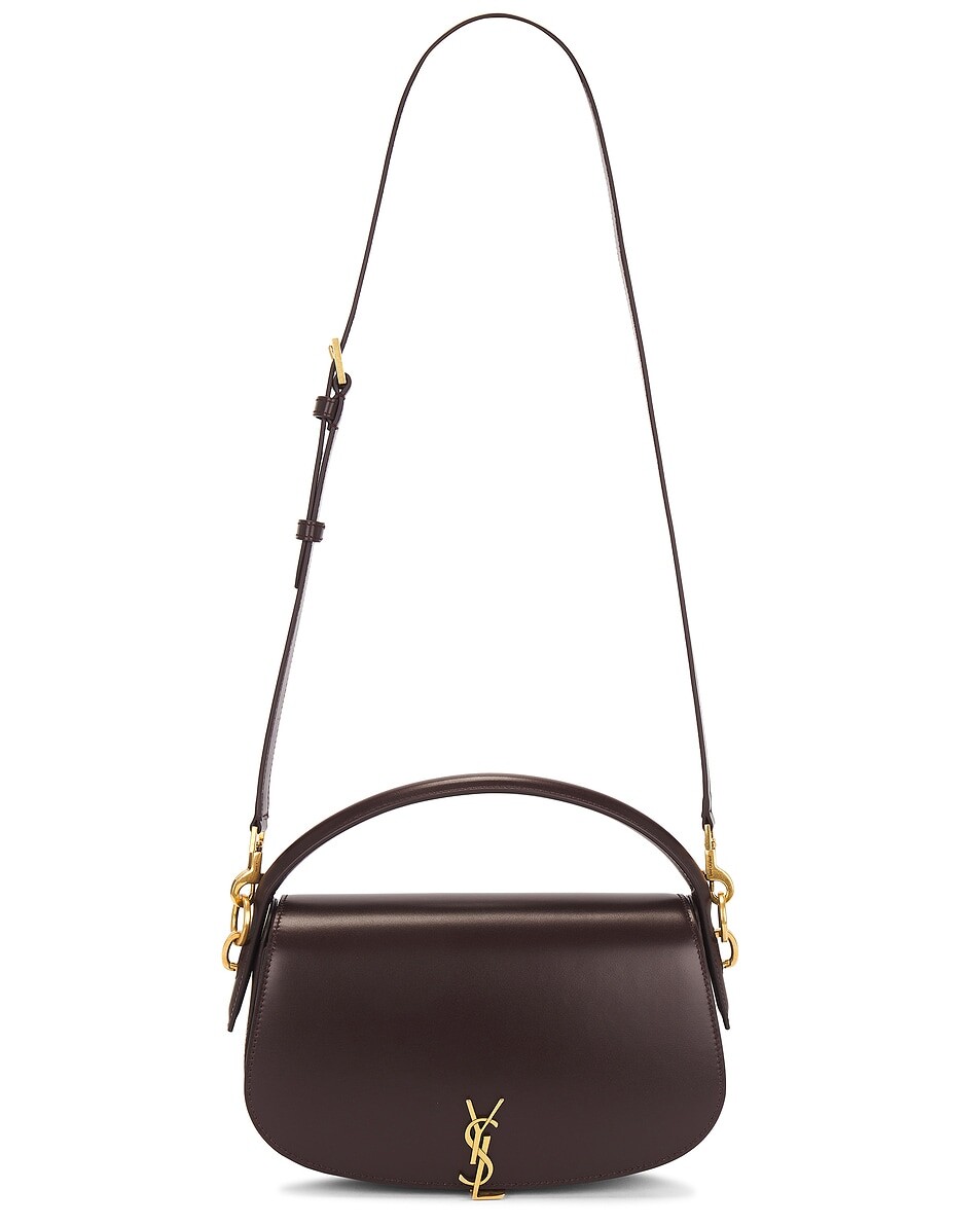 

Сумка через плечо Вольтер Saint Laurent, цвет Dark Currant