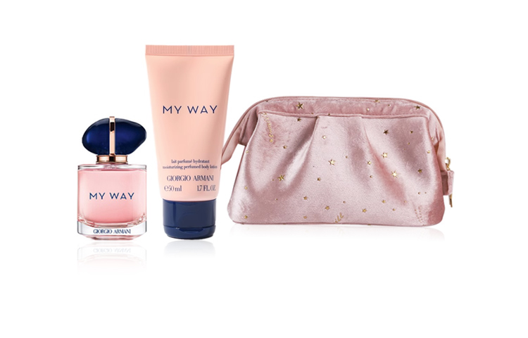 Набор для ухода за кожей amani classic perfume body lotion silk dumpling bag из 2 предметов с успокаивающим действием GIORGIO ARMANI — фото 2
