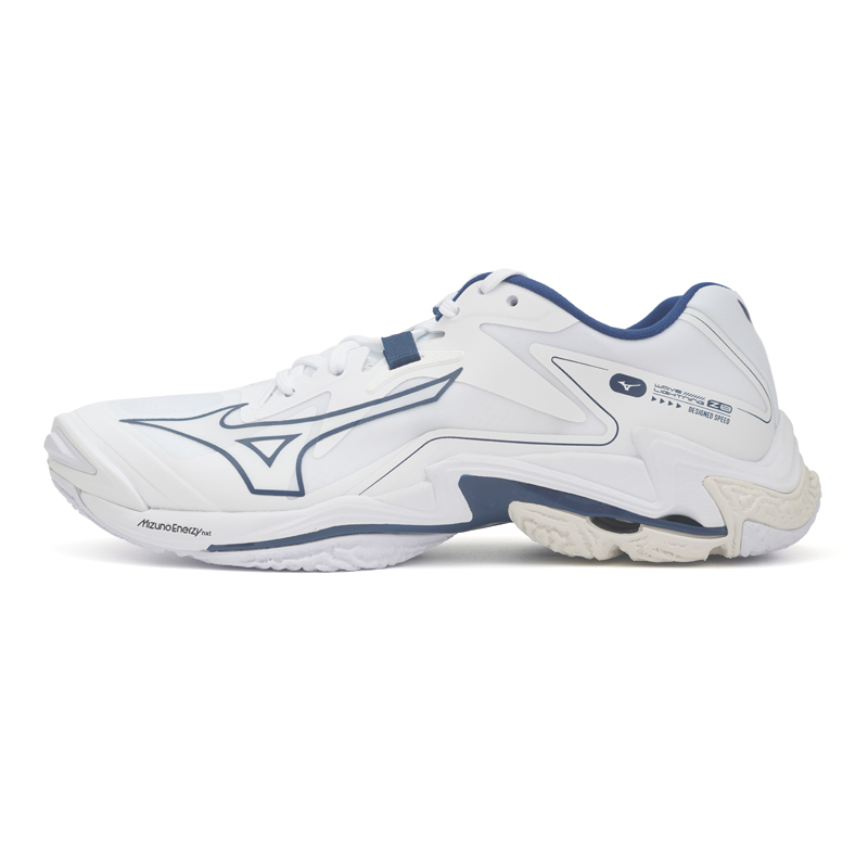 

Mizuno Вейв Лайтнинг Z8 Дышащие Легкие Низкие Бадминтонные Кроссовки Унисекс Бело-Синие, цвет Blue