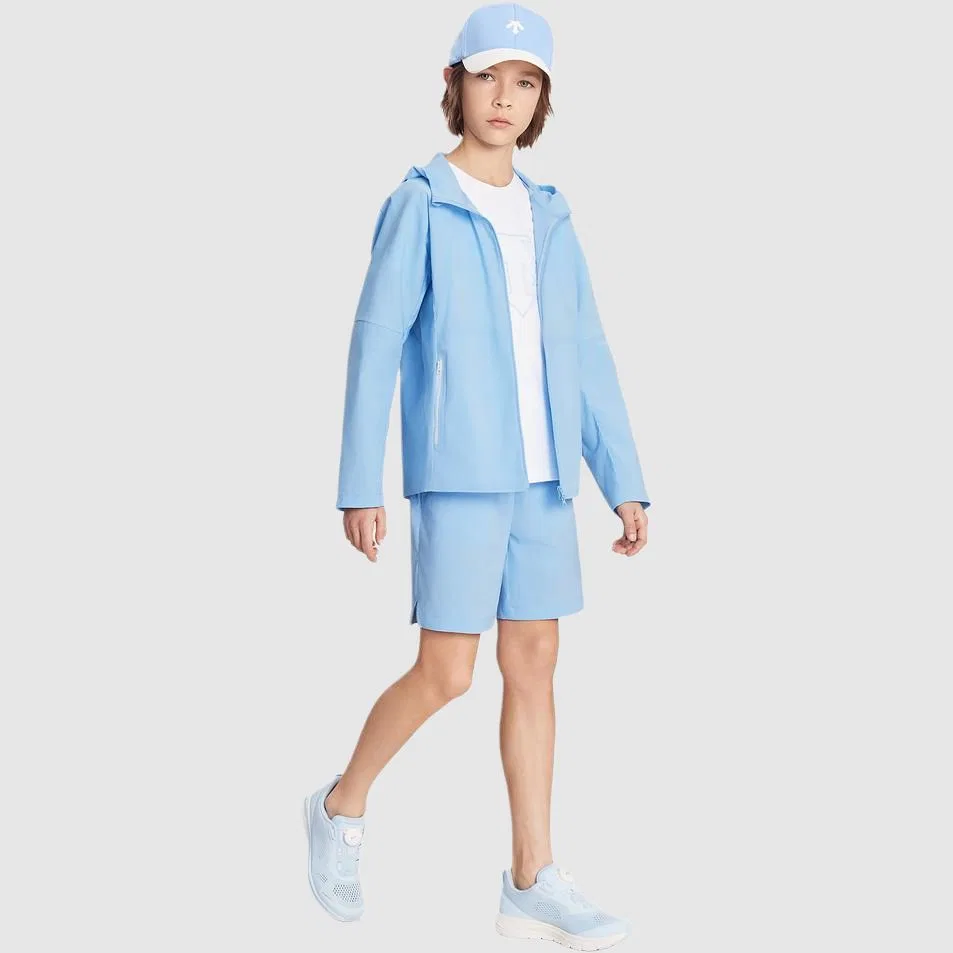Куртка TRAINING SS25 Teenagers DESCENTE, CR-Transparent Yellow — фото 4