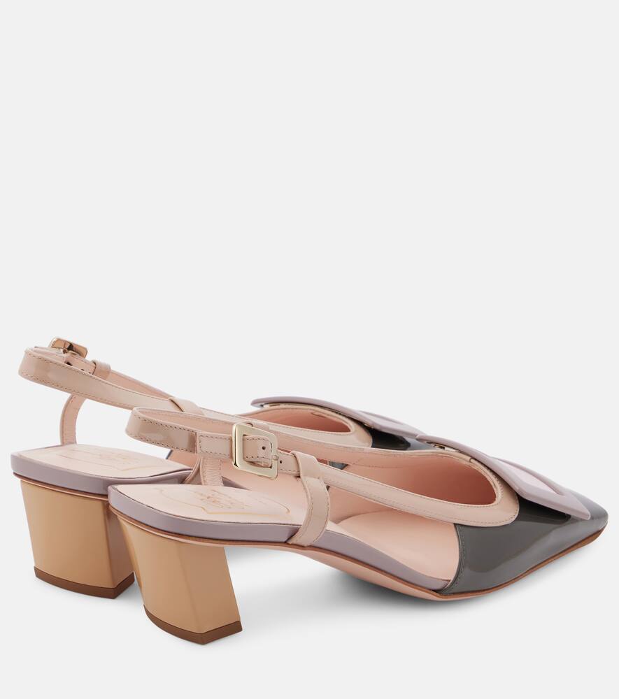 Лакированные лодочки на шпильке с открытой пяткой Belle Vivier Roger Vivier, B408+C211+C209+L231+M427 — фото 2