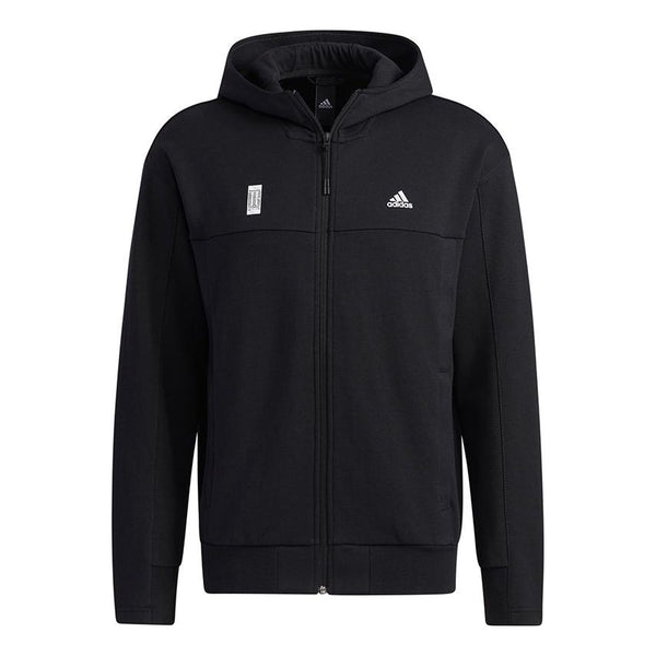 

Куртка adidas Wj Htt Series Athleisure Casual Sports Hooded Jacket Black, черный