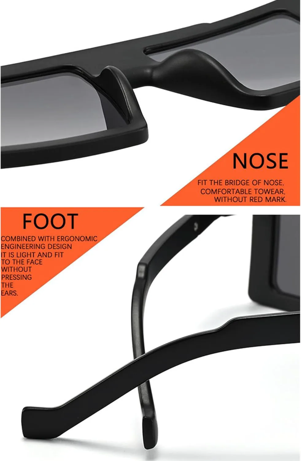 

bullabulling Ретро большие цельные поляризованные солнцезащитные очки для женщин и мужчин, винтажные большие металлические солнцезащитные очки-щитки для женщин, White