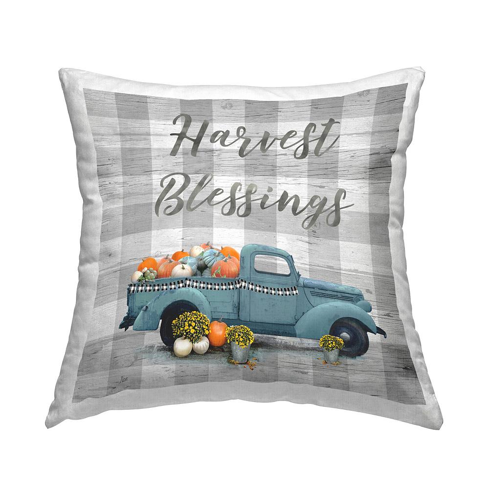 

Stupell Home Decor Harvest Blessings Декоративная подушка, серый