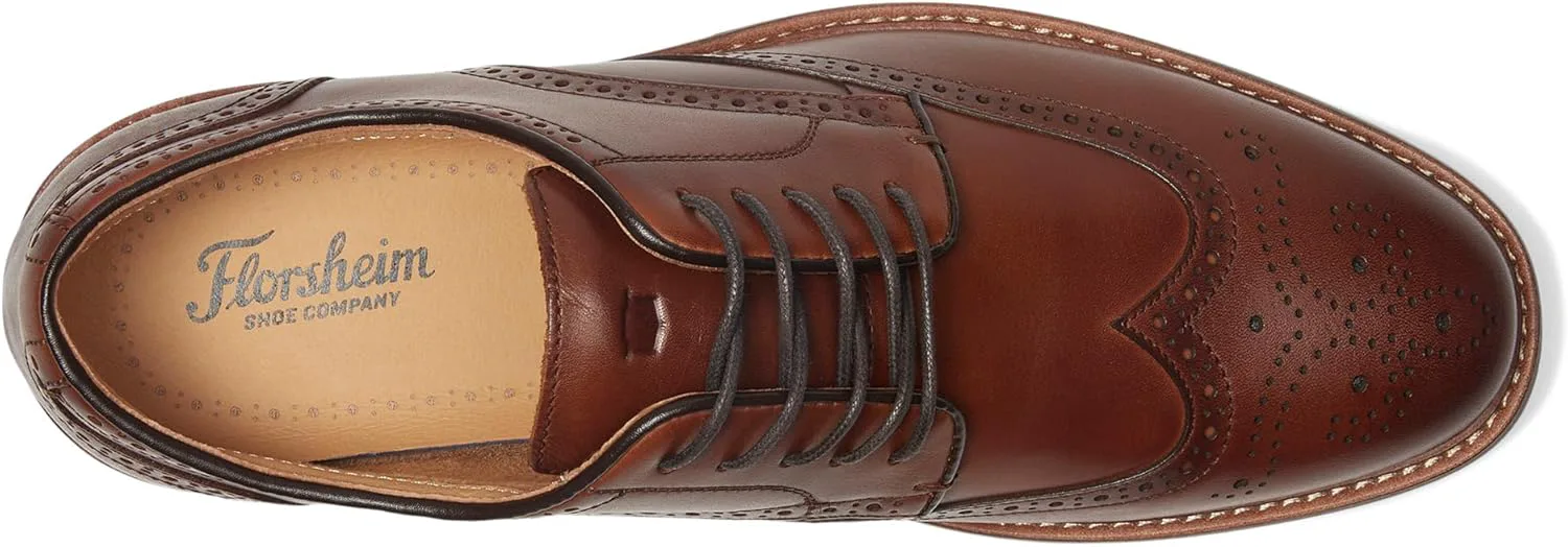 Мужские оксфорды Florsheim Anthem Wingtip, коричневый — фото 2