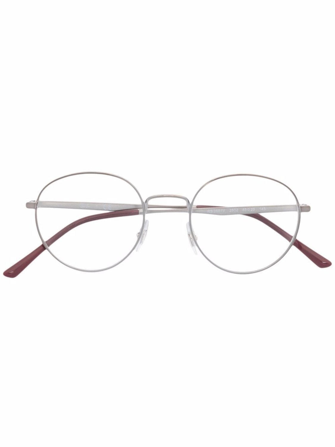 

Ray-Ban очки в круглой оправе, металлик
