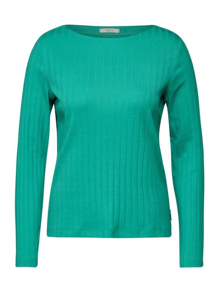 

Лонгслив Cecil Langarmshirt, цвет aventurine green